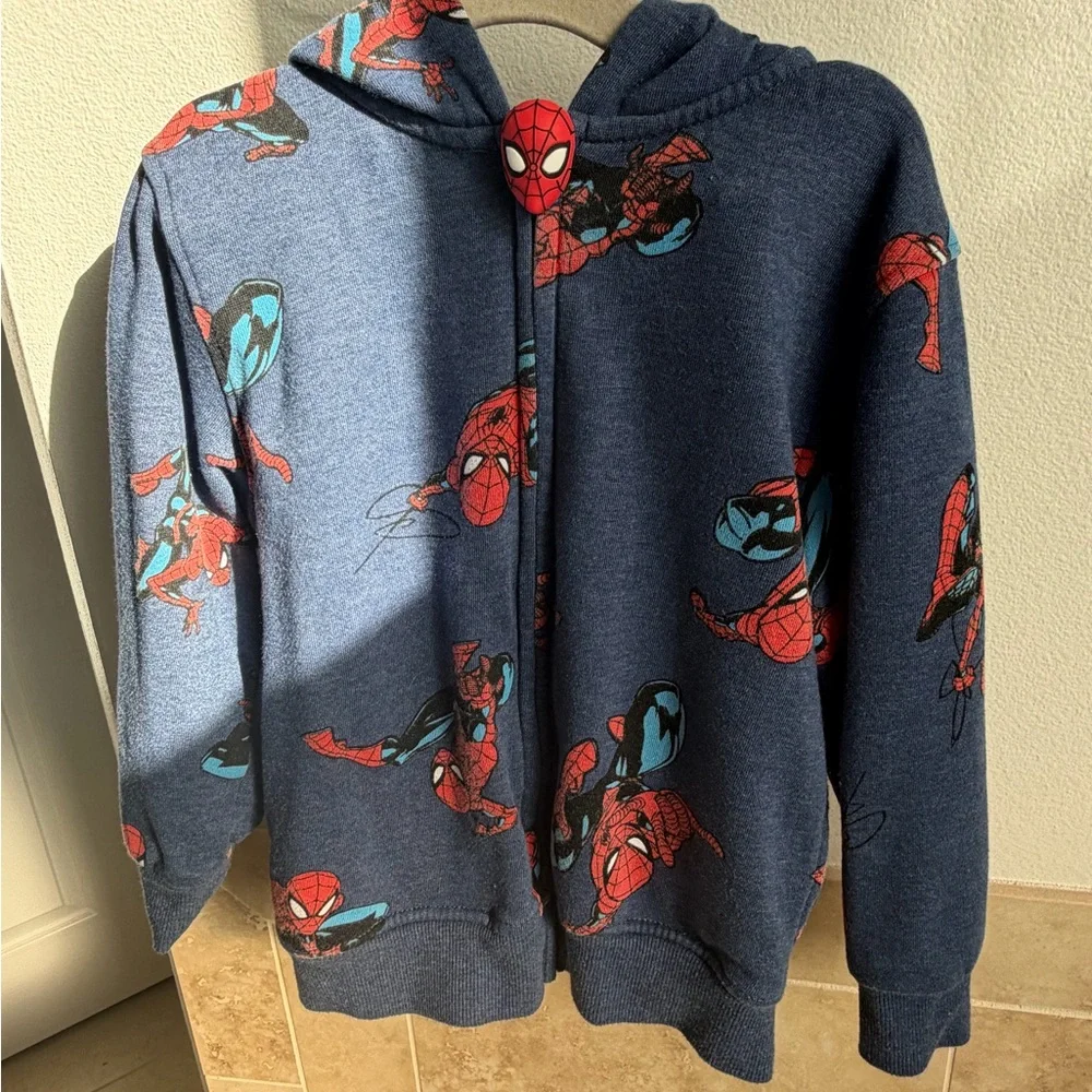 Kids' Cartoon Character Hoodies - Light Blue and Navy - Picture 8 of 14